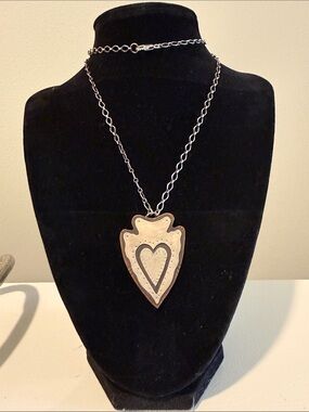 Arrok Handmade Hammered Arrowhead Necklace